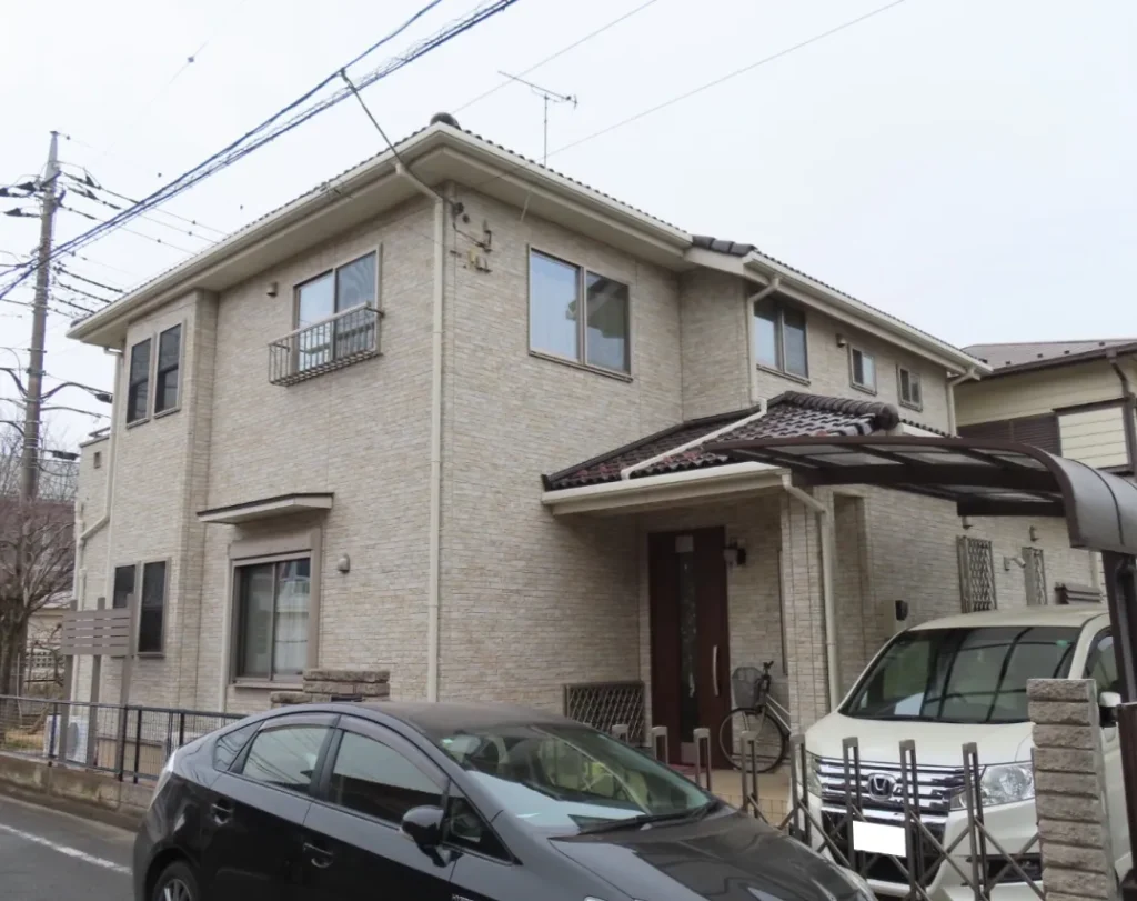 坂戸市・M様邸の外壁塗装施工前の外観