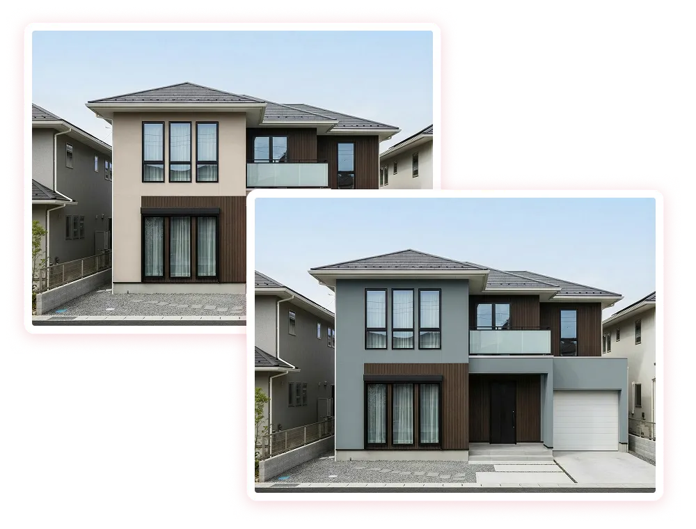 KJリードのカラーシュミレーションの例