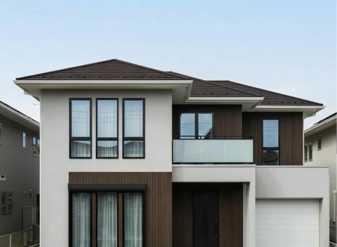 外壁塗装のカラーシミュレーションの一例 パターン2