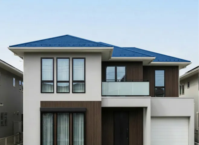 外壁塗装のカラーシミュレーションの一例 パターン3