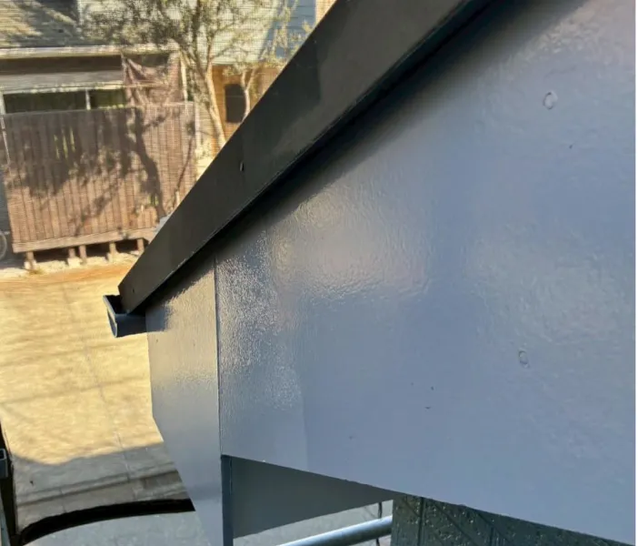 破風塗装後の様子（川越市）