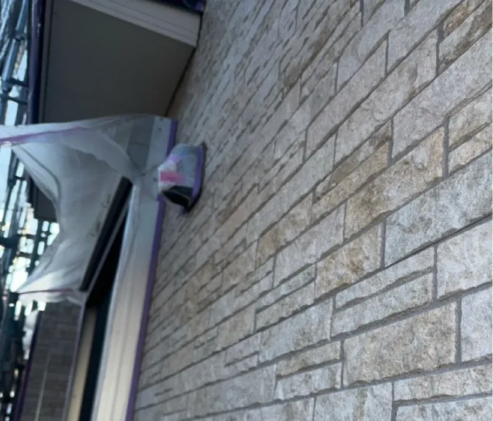 外壁塗装前の外壁の様子（坂戸市）